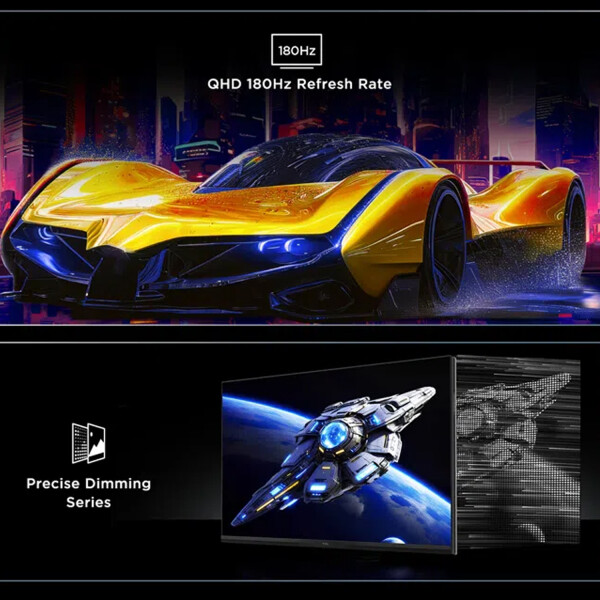 Monitor Tcl Gamer 27 Qled Miniled 180hz Qhd Hdmi MONITOR TCL 27G64 QLED HDR 600 180HZ