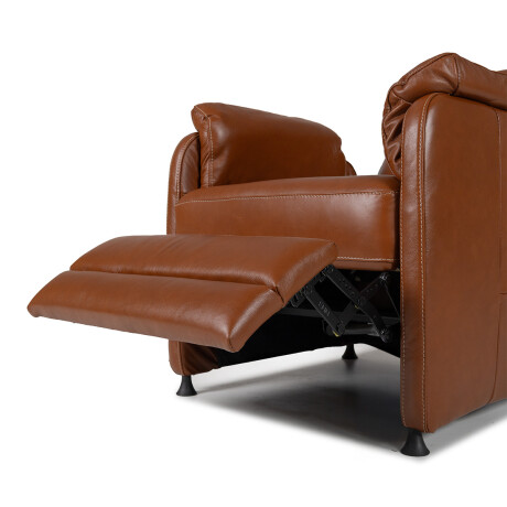 Butaca Max (Reclinable eléctrica) - Cuero Básico 457 (Brandy)
