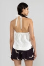 VALE HALTER TOP Gold