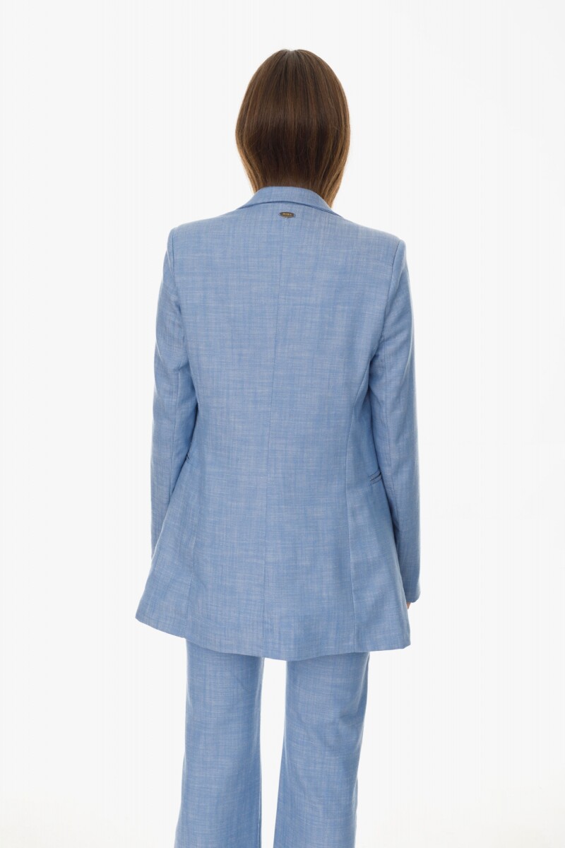Blazer Turin Cotton Celeste