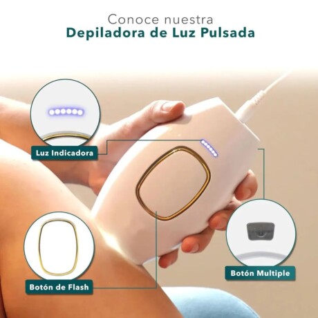 Depiladora láser IPL portátil con 5 niveles de intensidad Depiladora láser IPL portátil con 5 niveles de intensidad