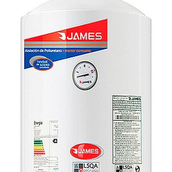 TERMOTANQUE JAMES 60 L ACERO Cilindrico N/A
