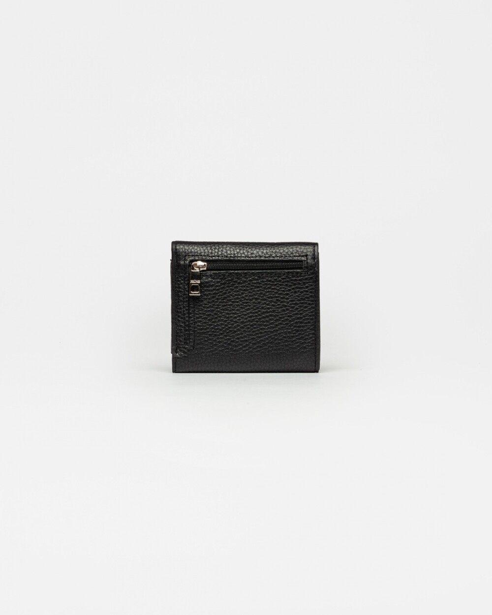 Billetera Cloe en cuero graneado Negro