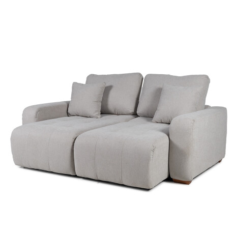 Sofá Duomo (Retráctil) - Tela Microfibra - 3 cuerpos 3A-341 (Beige)