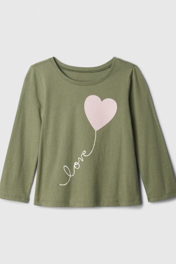 Remera Gráfico Toddler Niña Walden Green