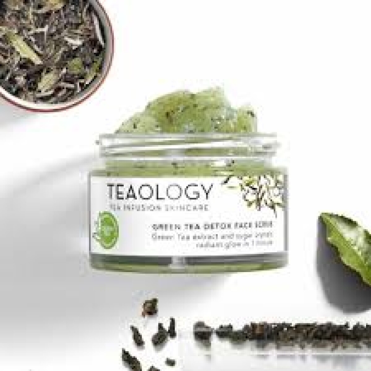 Teaology exfoliante facial detox de te verde 