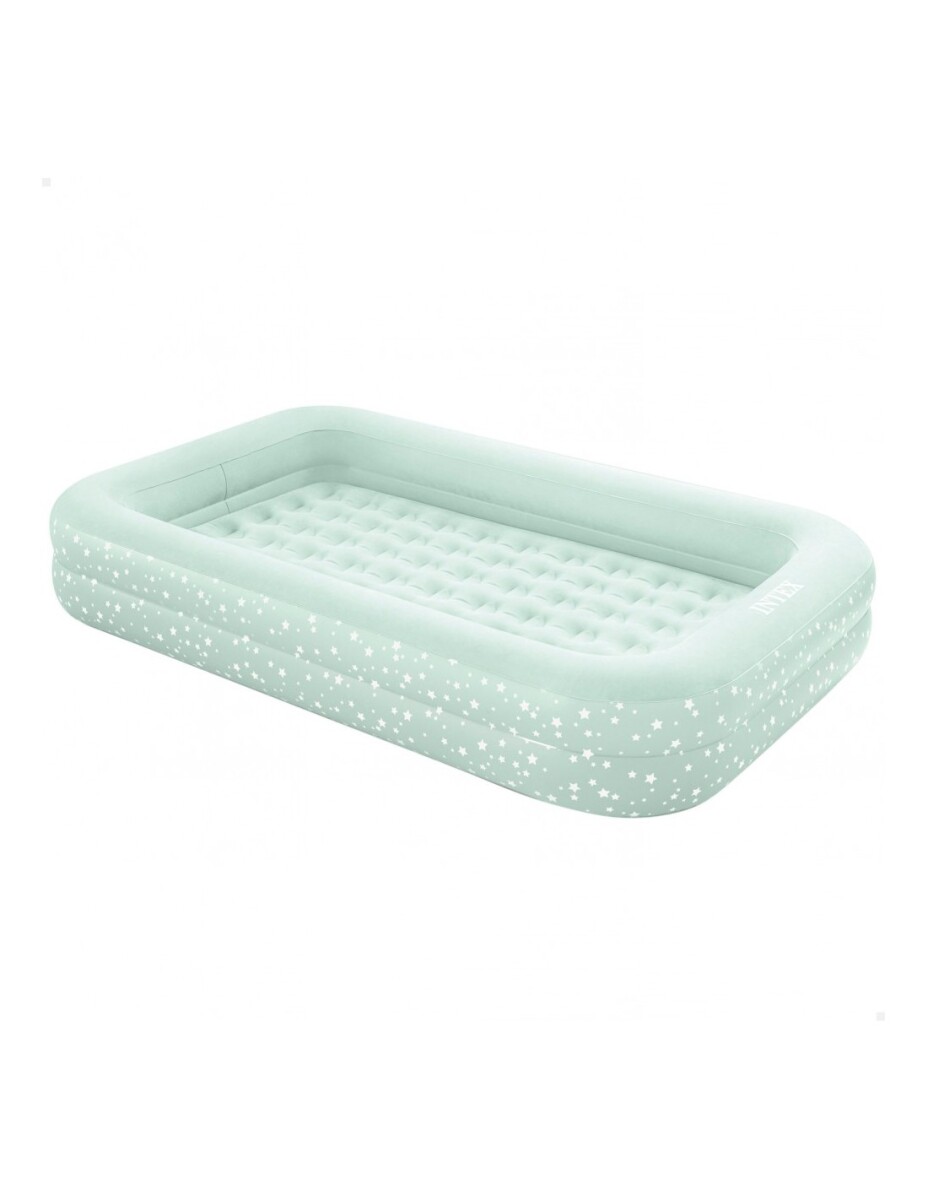 INTEX SET DE CAMA INFANTIL DE VIAJE PARA NIÑO DE 3 A 6 AÑOS + INFLADOR 