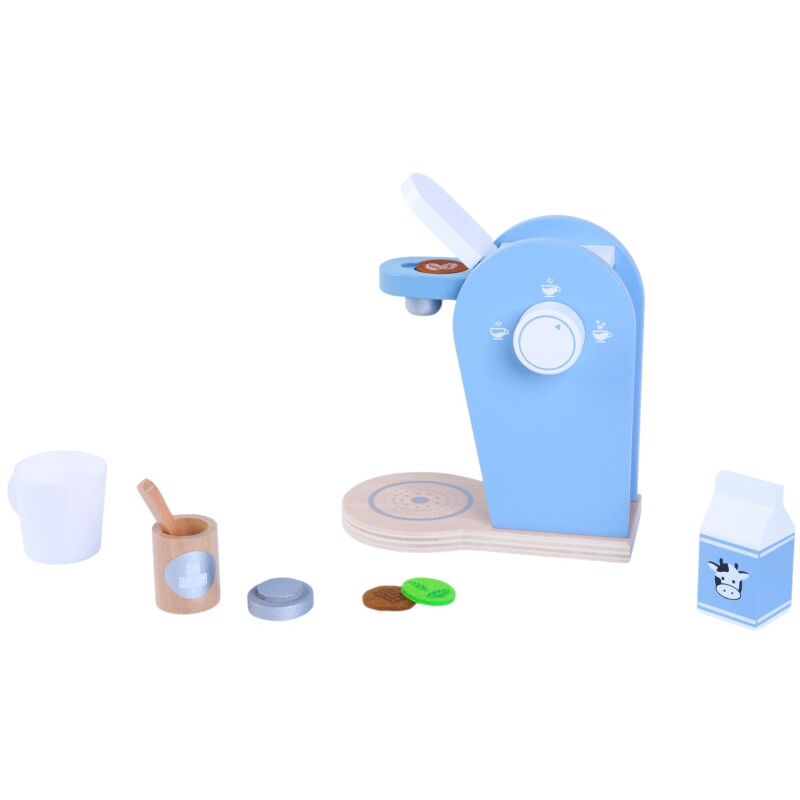 Cafetera Didáctica de Madera con Accesorios Cafetera Didáctica de Madera con Accesorios