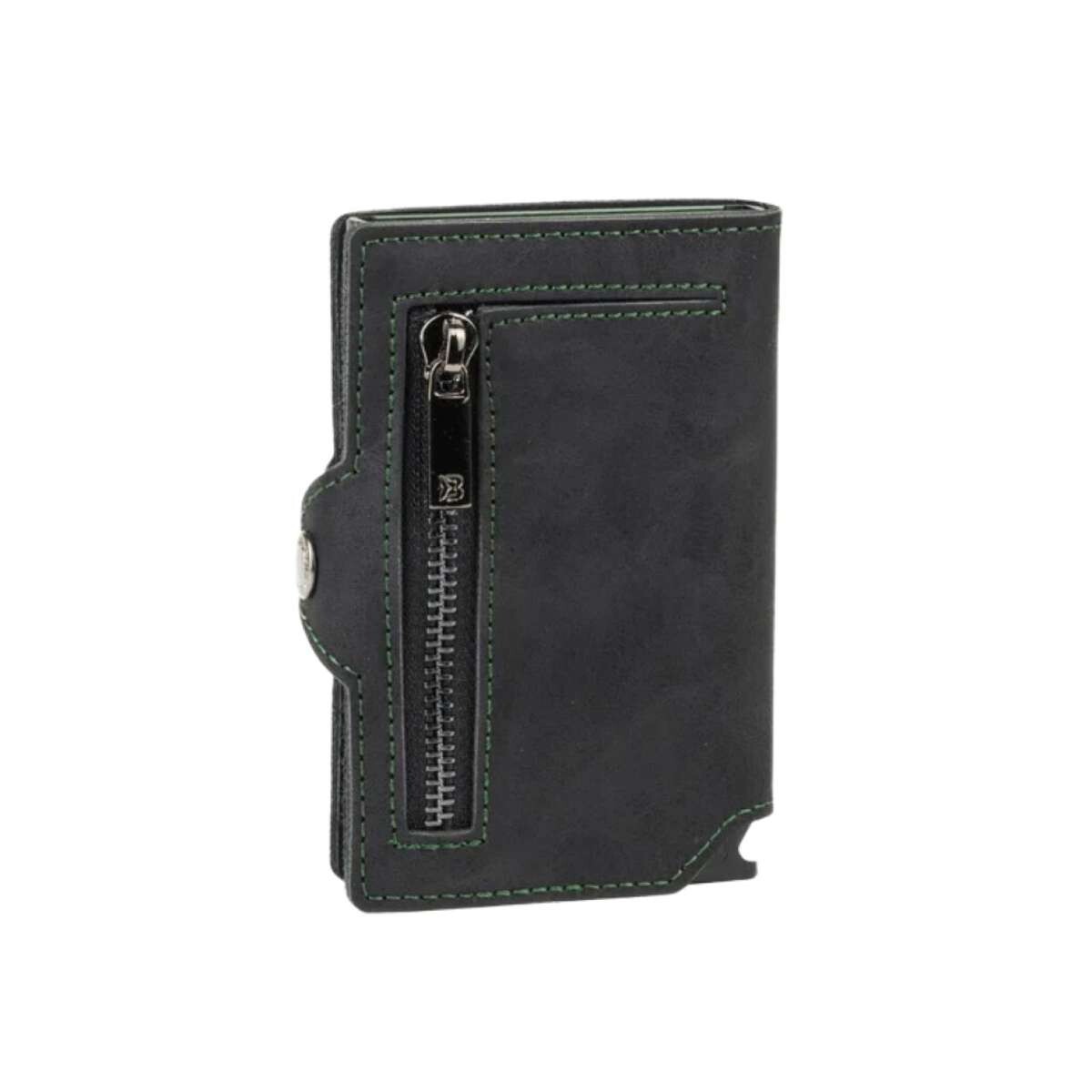 Billetera Baleine Kansas Zipper - Verde 