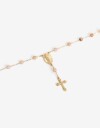 Pulseras Flexibles Canutillos Pulsera Cruz Textura - Dorado