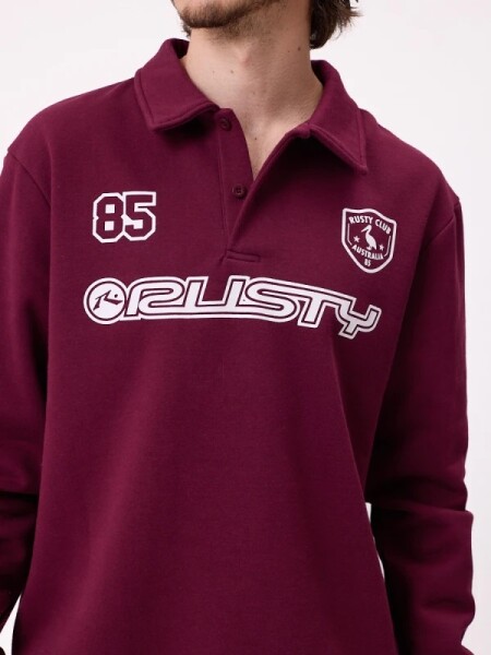 REMERA RUSTY BARDY BORDO