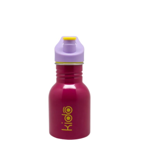 BOTELLA METALICA 335ML KEEP KIDO Rosa