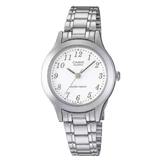 RELOJ CASIO LTP1128A-7BRDF CLÁSICO ACERO INOXIDABLE PLATEADO 0