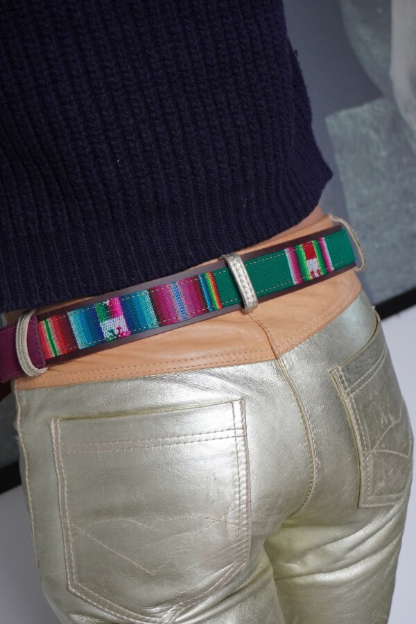 Handcrafted Belt Violeta