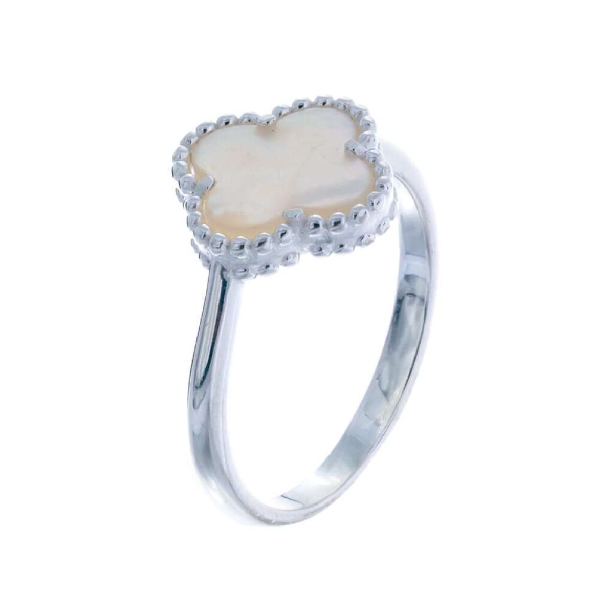 Anillo De Plata 925 Y Esmalte - Flor 