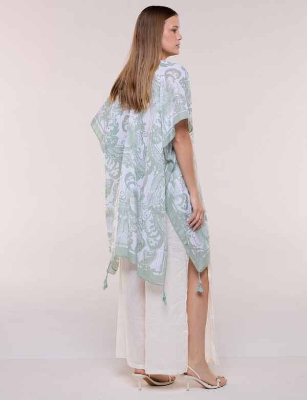 Kimono Flores VERDE