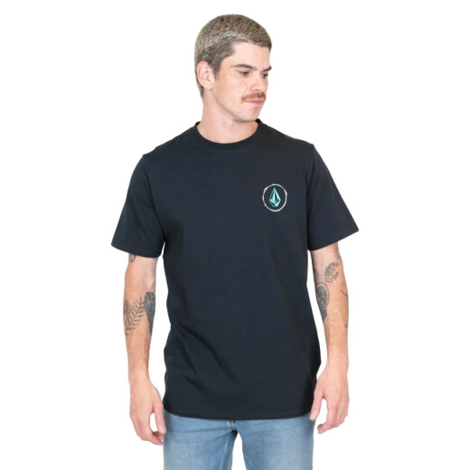 Remera Volcom Wheels On The Bud - Negro Remera Volcom Wheels On The Bud - Negro