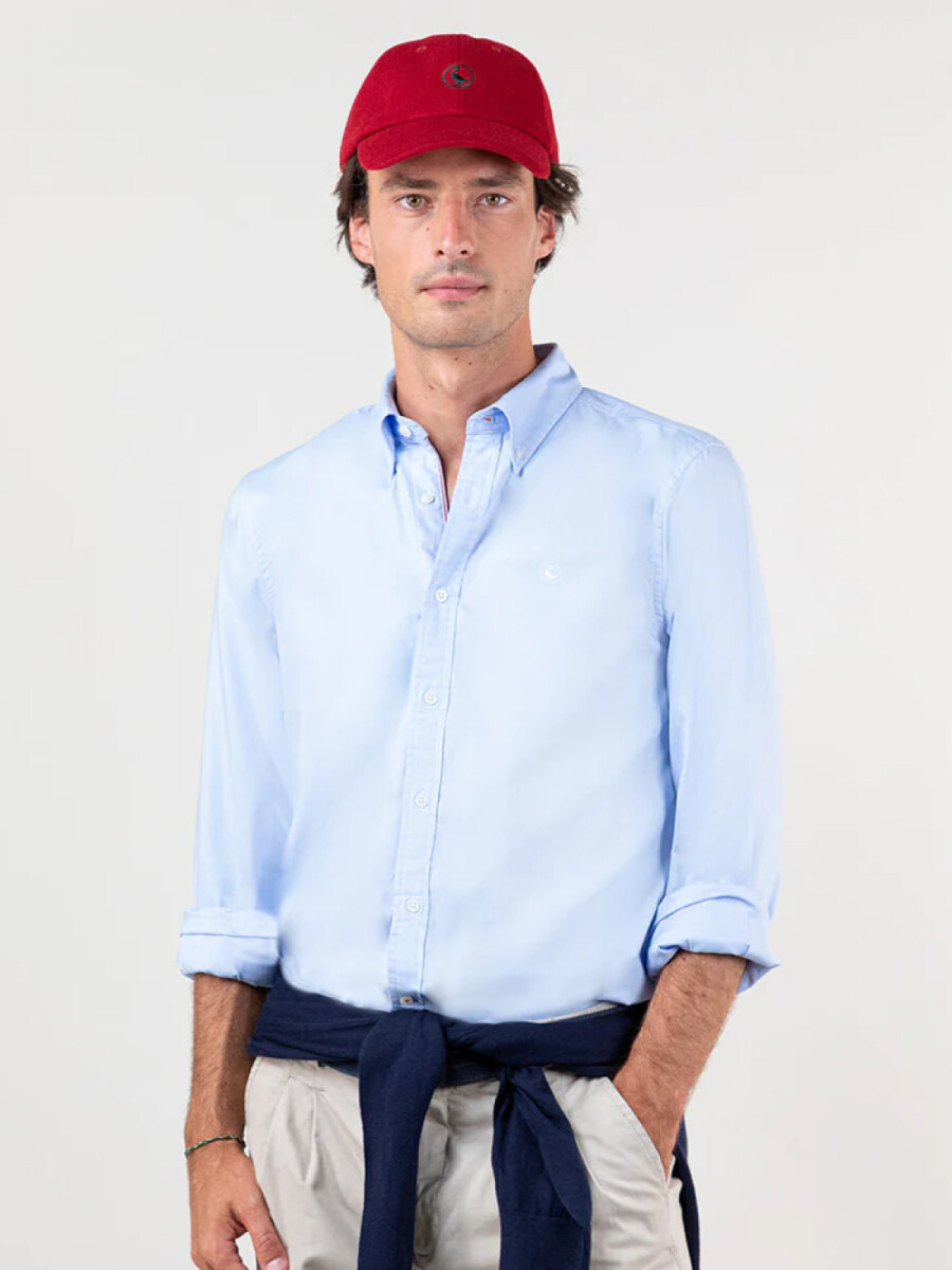 Camisa Pint Point - Celeste 