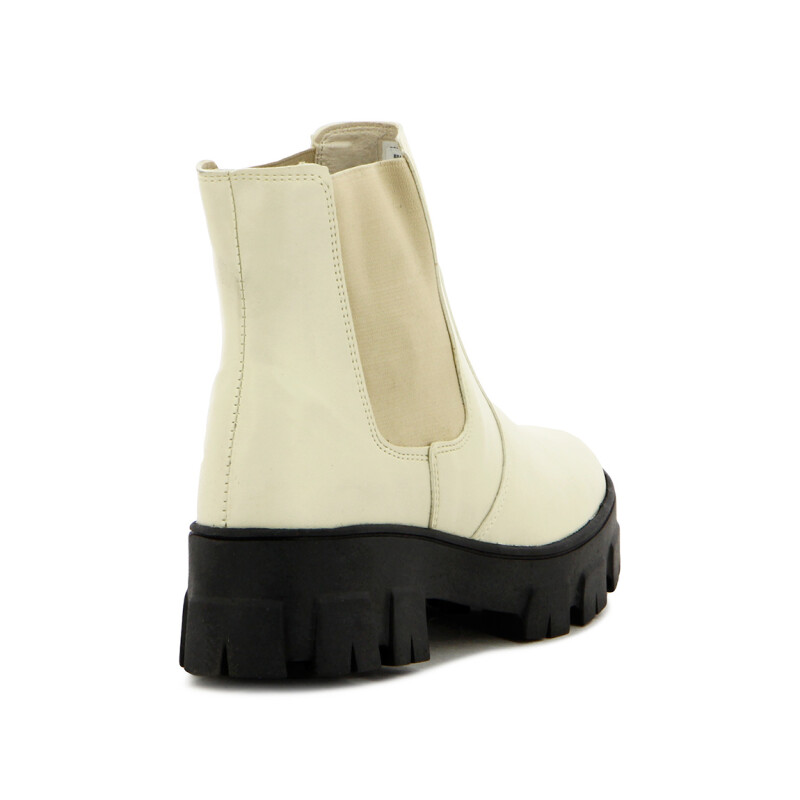 Botas Con Elástico Mujer Darkness Blanco