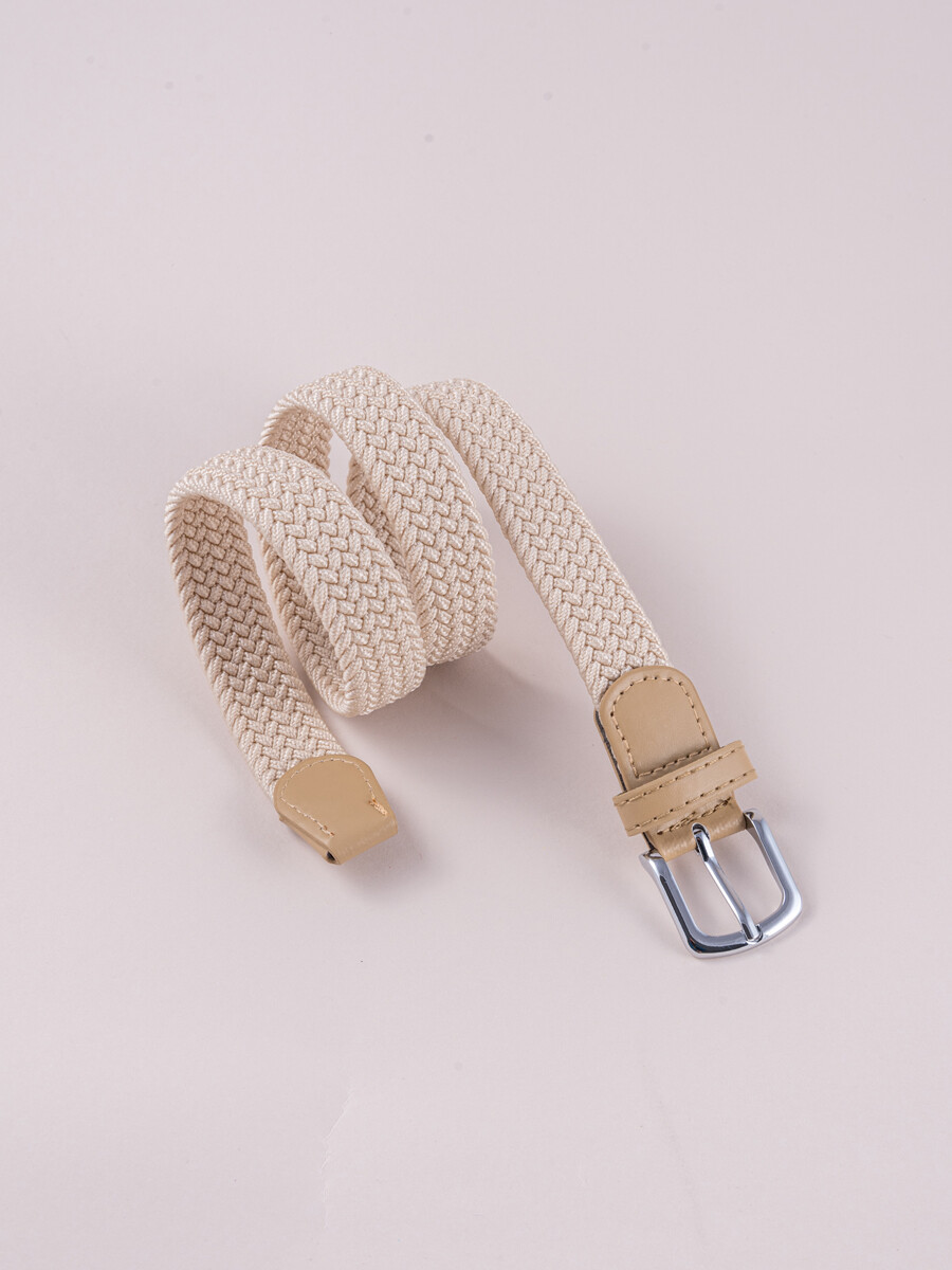 Cinturón elastizado - Beige 