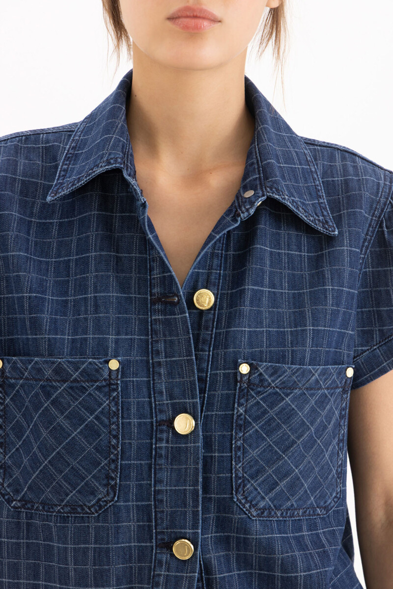 CAMISA CHECKS Azul