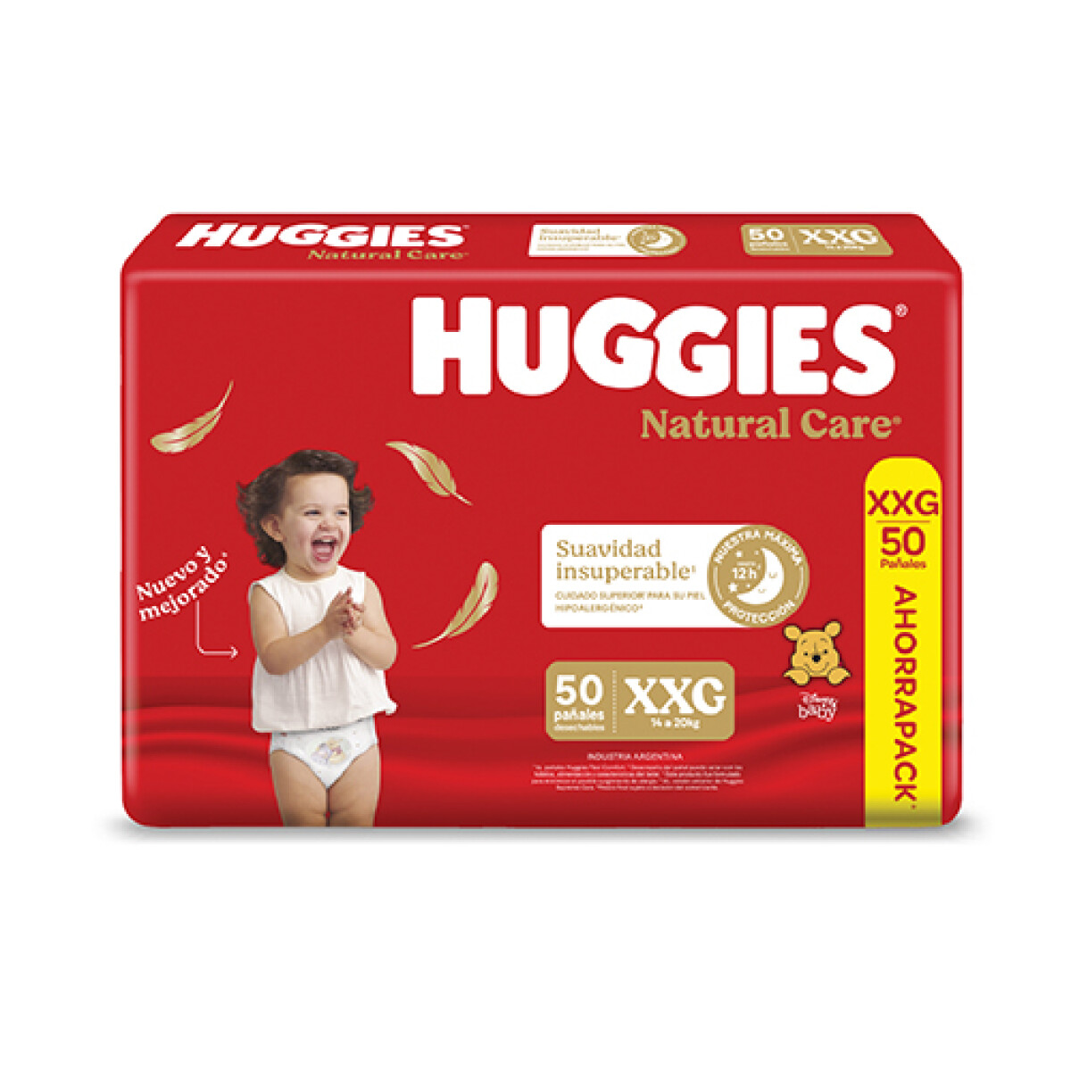 HUGGIES SUPREME CARE XXG UNISEX PAQ. X 5 