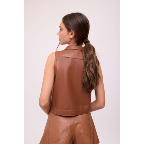 TOP JAPONA COURO Camel