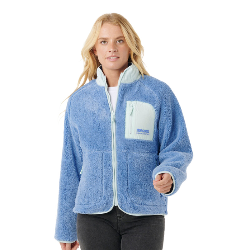Canguro Rip Curl Shore Break Polar Fleece - Azul Canguro Rip Curl Shore Break Polar Fleece - Azul