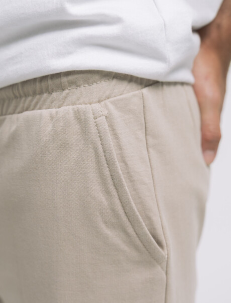 Short de Felpa French Terry SR-24 Beige
