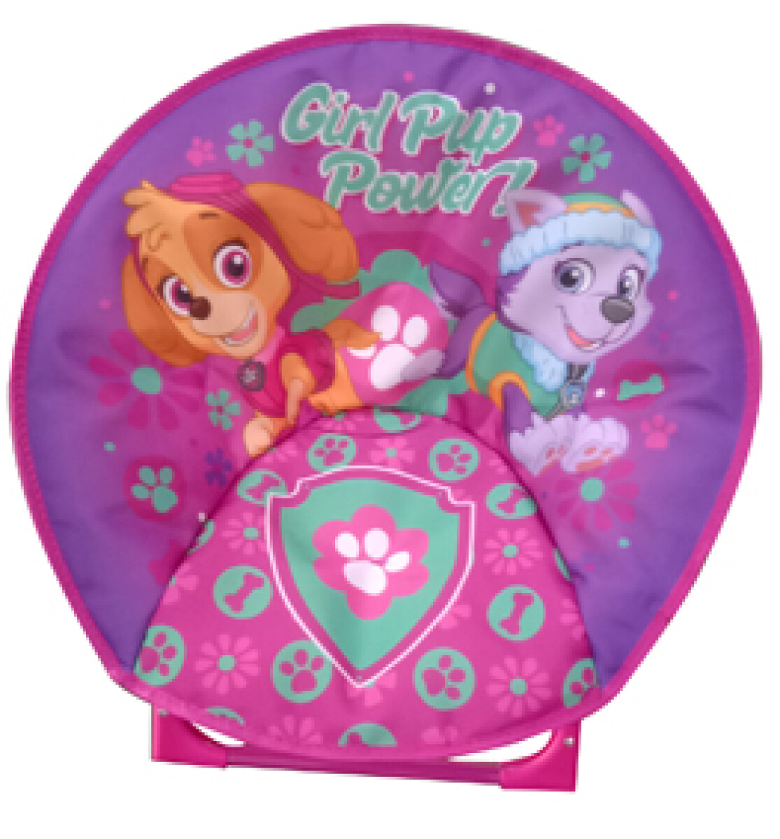 Silla Honguito Paw Patrol Plegable Con Broche Seguridad - ROSA 