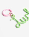 Llavero Metal Llavero Y Bag Charm Lucky - Combinacion Bicolor