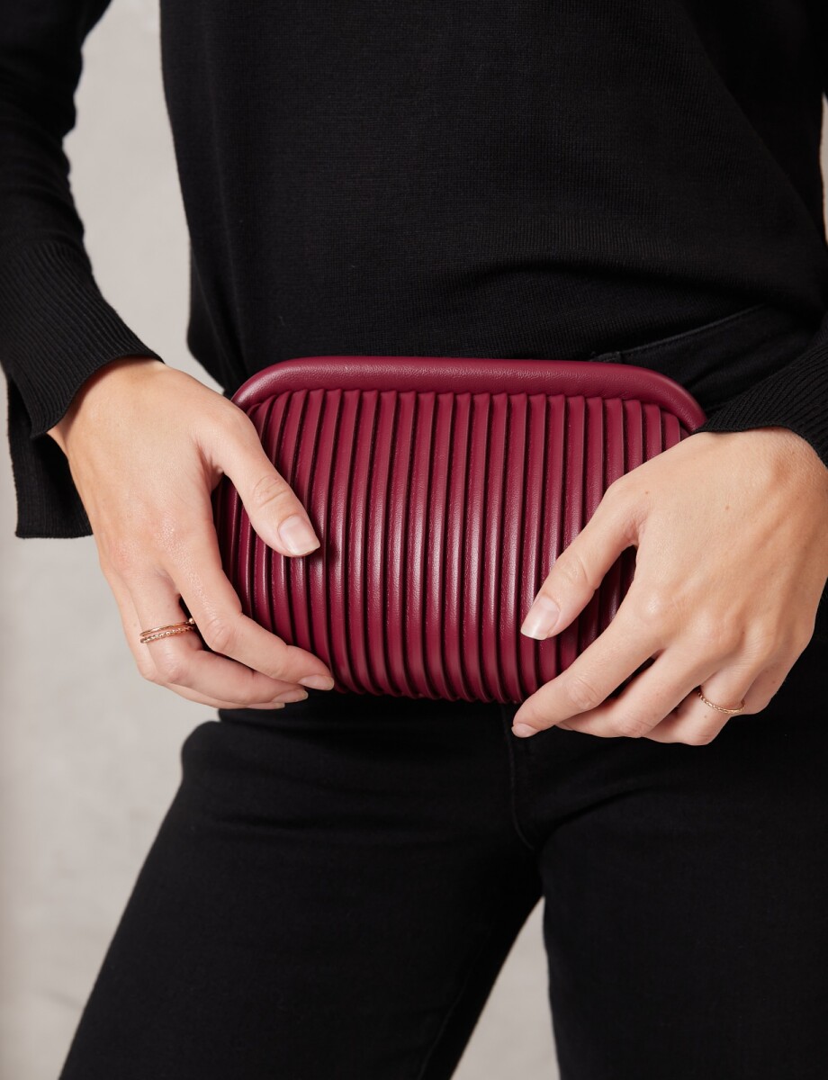 Cartera Clutch - Bordeaux 