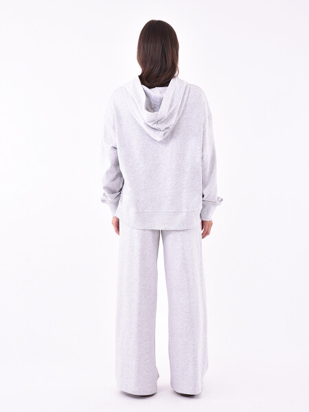 HOODIE DELFINO GRIS MELANGE M