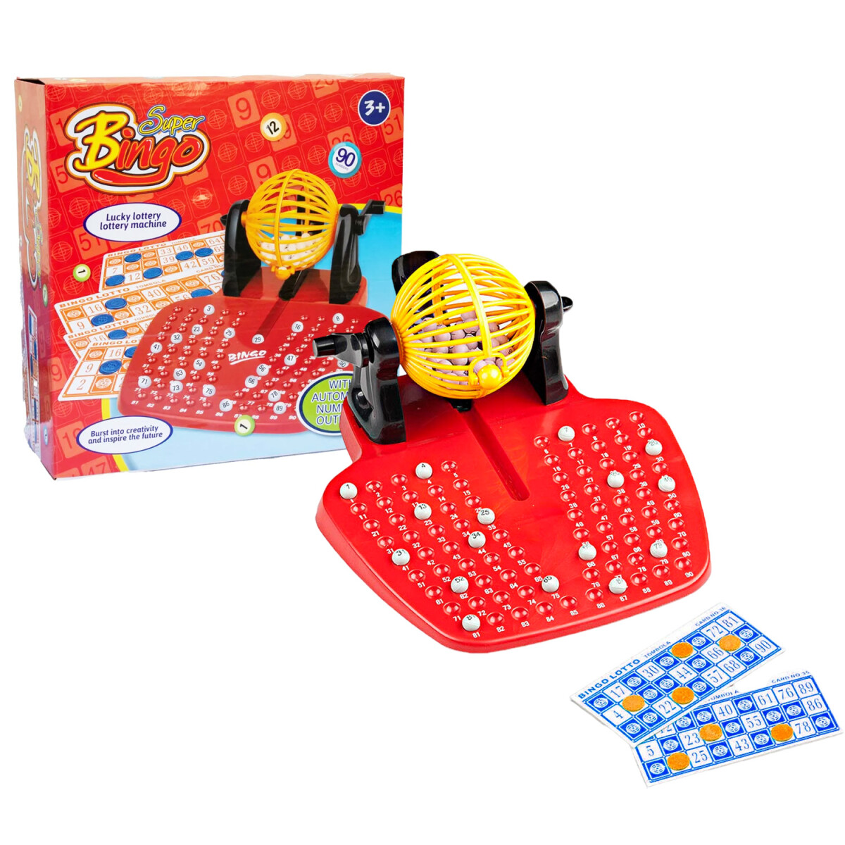 Juego de Mesa Bingo Completo con Bolillero 