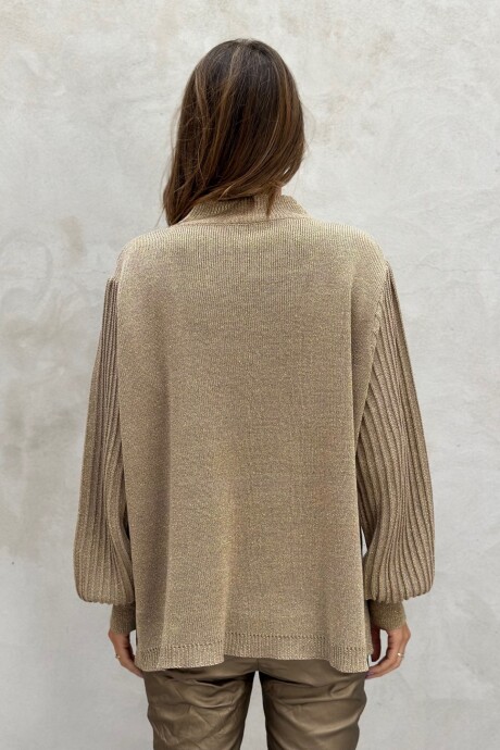 SWEATER RANIA CON LUREX BEIGE