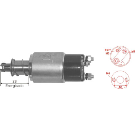 AUTOMATICO DE ARRANQUE - SOLENOIDE JMC JAC 2 TORNILLOS 12V LC AUTOMATICO DE ARRANQUE - SOLENOIDE JMC JAC 2 TORNILLOS 12V LC