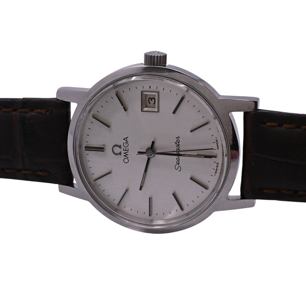 Omega Seamaster acero, 1360099 movimiento con calendario rápido, acero 35 mm año 1980. Omega Seamaster acero, 1360099 movimiento con calendario rápido, acero 35 mm año 1980.