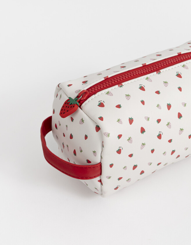 Porta Cosméticos Portacosméticos Estampado - Rosa Viejo