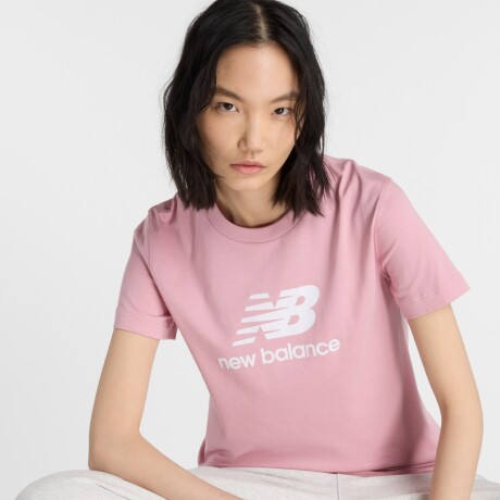 Remera New Balance de Dama - Sport Essentials - WT41502PTF PINK