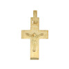 Cruz Biselada con Cristo de oro amarillo 18k Cruz Biselada con Cristo de oro amarillo 18k