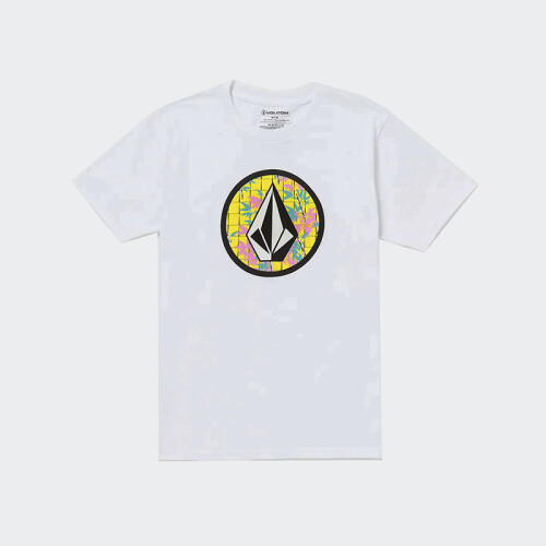 Remera Volcom Circle Stone Blanco