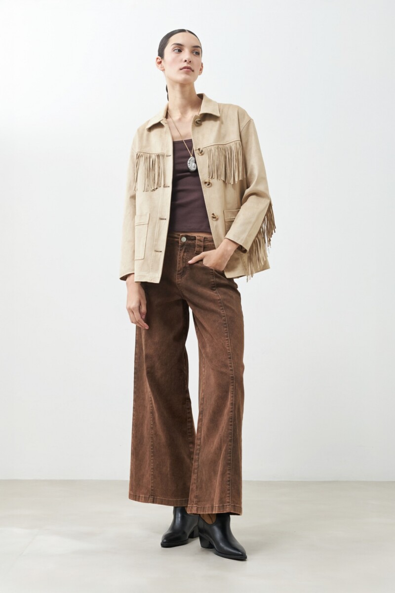 Jean culotte Mavis - chocolate 