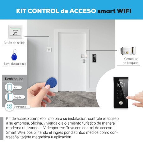 Kit de Control de Acceso Tuya Smart WIFI SM-DB-83225-k1 001