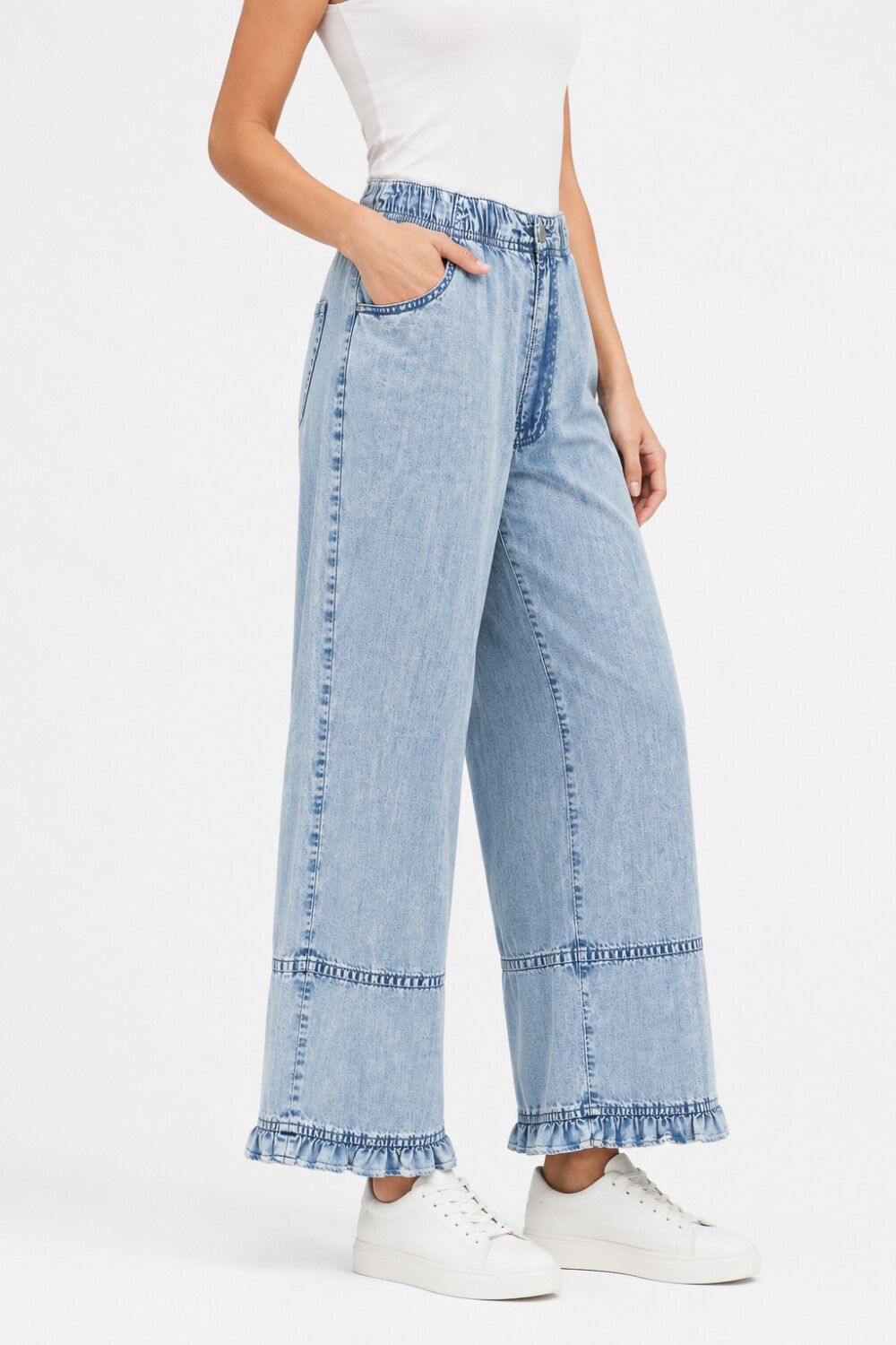 Pantalon Salia Celeste