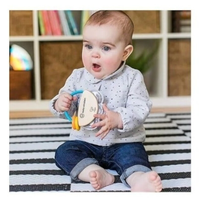 Pandereta Sonajero Baby Einstein Hape Pandereta Sonajero Baby Einstein Hape