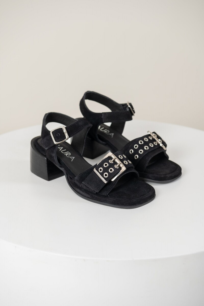 SANDALIA NELLY - NEGRO 