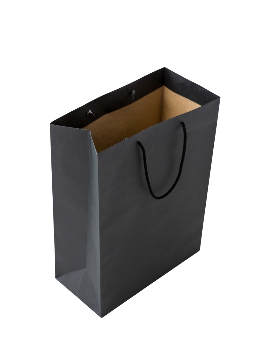 BOLSA CON ASA CORDON negro