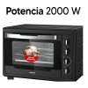 Horno Electrico Enxuta 55lts 2000w Con Accesorios Horno Electrico Enxuta 55lts 2000w Con Accesorios