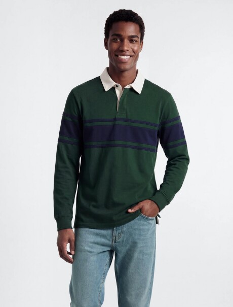 POLO DE HILO VERDE