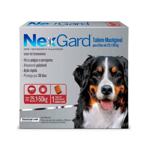 Nex gard Caja X 1 Comp 25-50 Kg Nex gard Caja X 1 Comp 25-50 Kg
